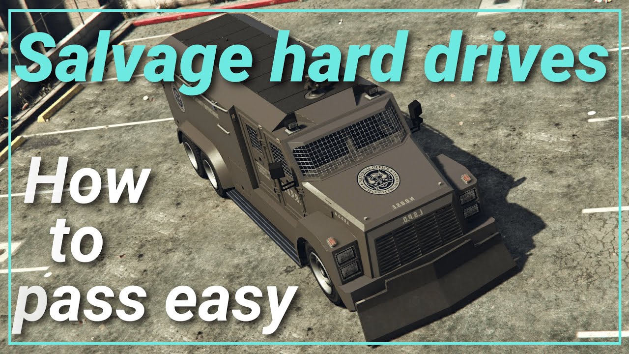 GTA Online Doomsday heist How to pass easy Salvage hard drives