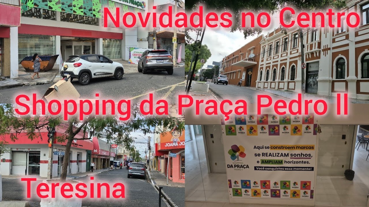 Passeio matinal no centro, Mostrando novidades.  Teresina Piauí 