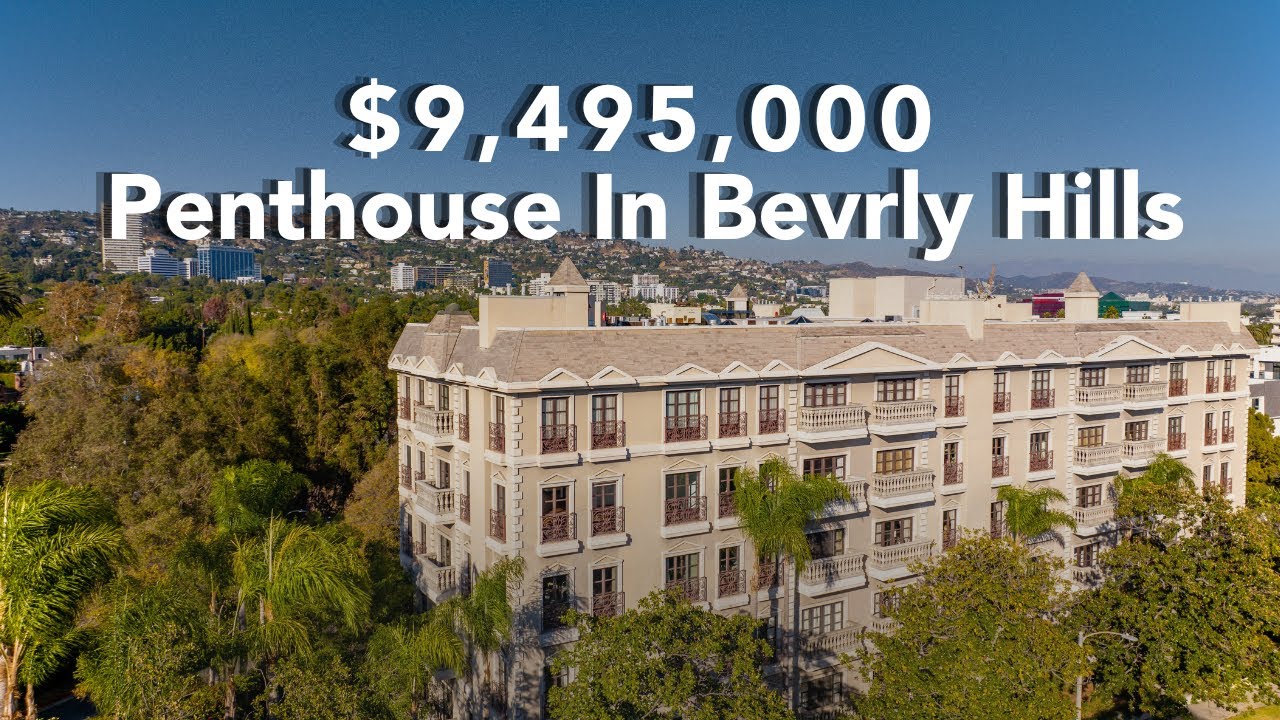 Inside One of The Largest Penthouses In Beverly Hills - 425 N Maple Dr Penthouse 602, Beverly Hills