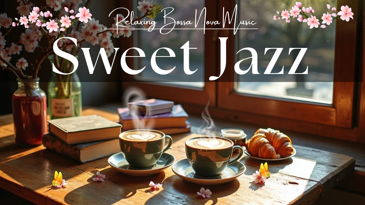 Sweet February Jazz ☕ Jazz Café Background Music & Upbeat Bossa Nova Piano for Great Moods