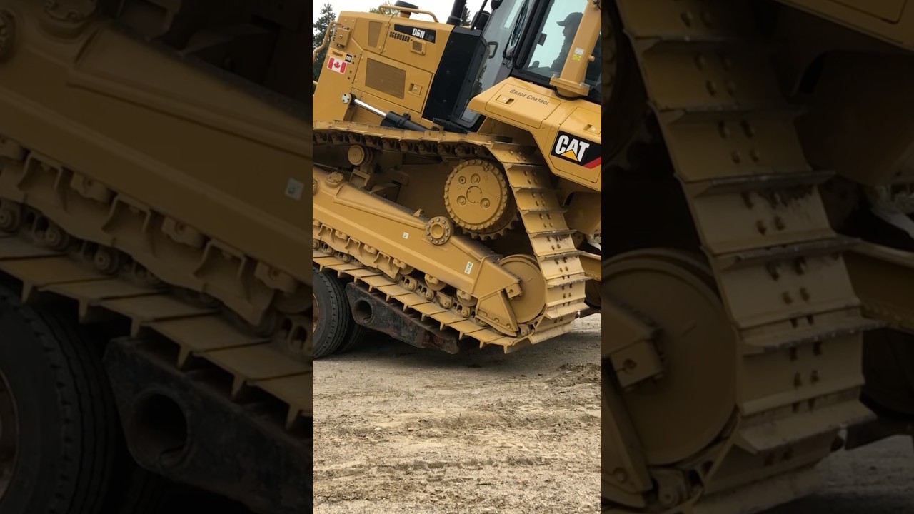 Loading CAT D6 for the First Time #bulldozer #heavymachinery #hd #catmachinery