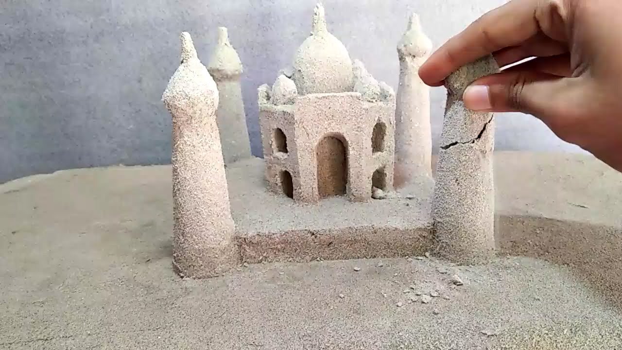 Make The Taj Mahal Easily With Sand