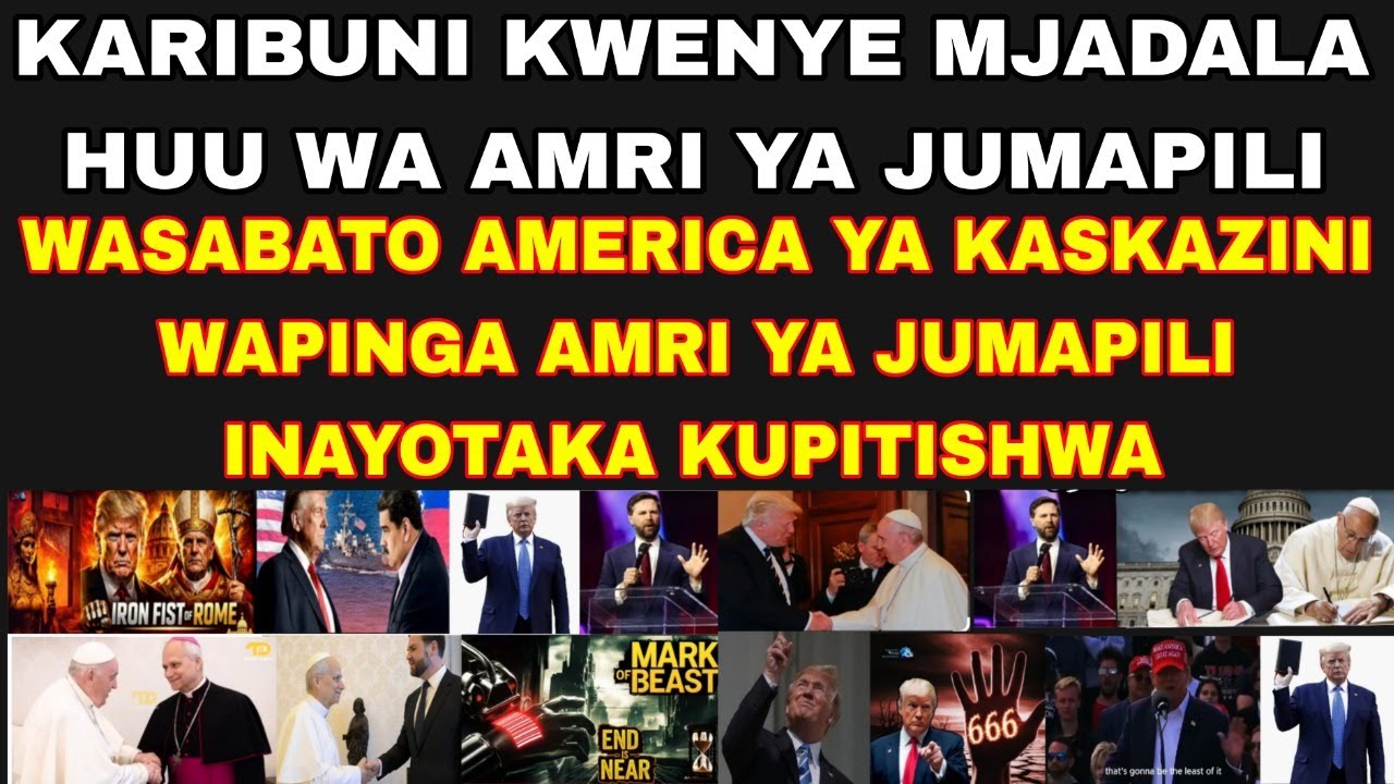 WASABATO AMERICA YA KASKAZINI WAPINGA AMRI YA JUMAPILI INAYOTAKA KUPITISHWA