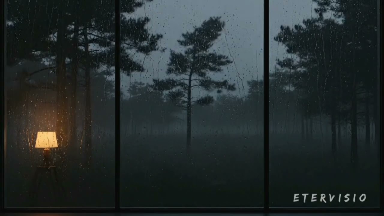 1 Hours Best Rain Sounds on Window - Sleep Fast in 5 Minutes