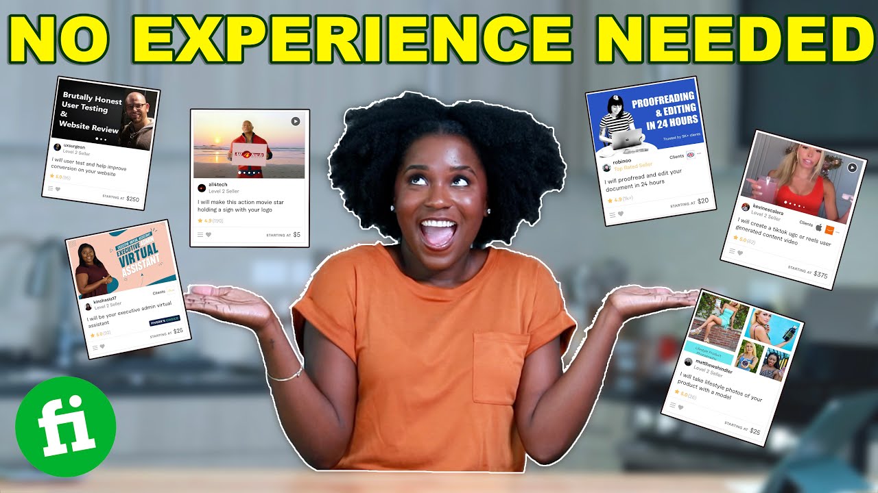 8 Easy Fiverr Gig Ideas that Require NO EXPERIENCE & NO SKILL | How to Make Money on Fiverr 2022
