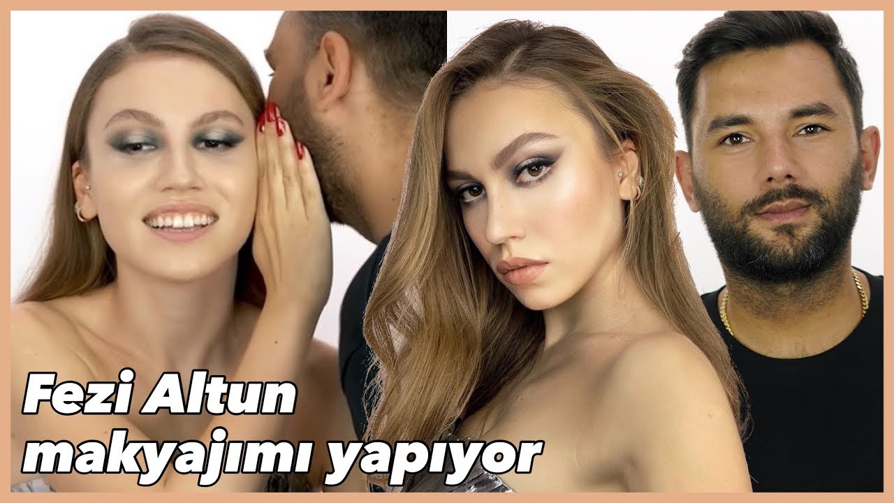 AYNI &Uuml;NL&Uuml;DEN &Ccedil;EKMİŞİZ İKİMİZ DE 😅 FEZİ ALTUN MAKYAJIMI YAPIYOR 💄
