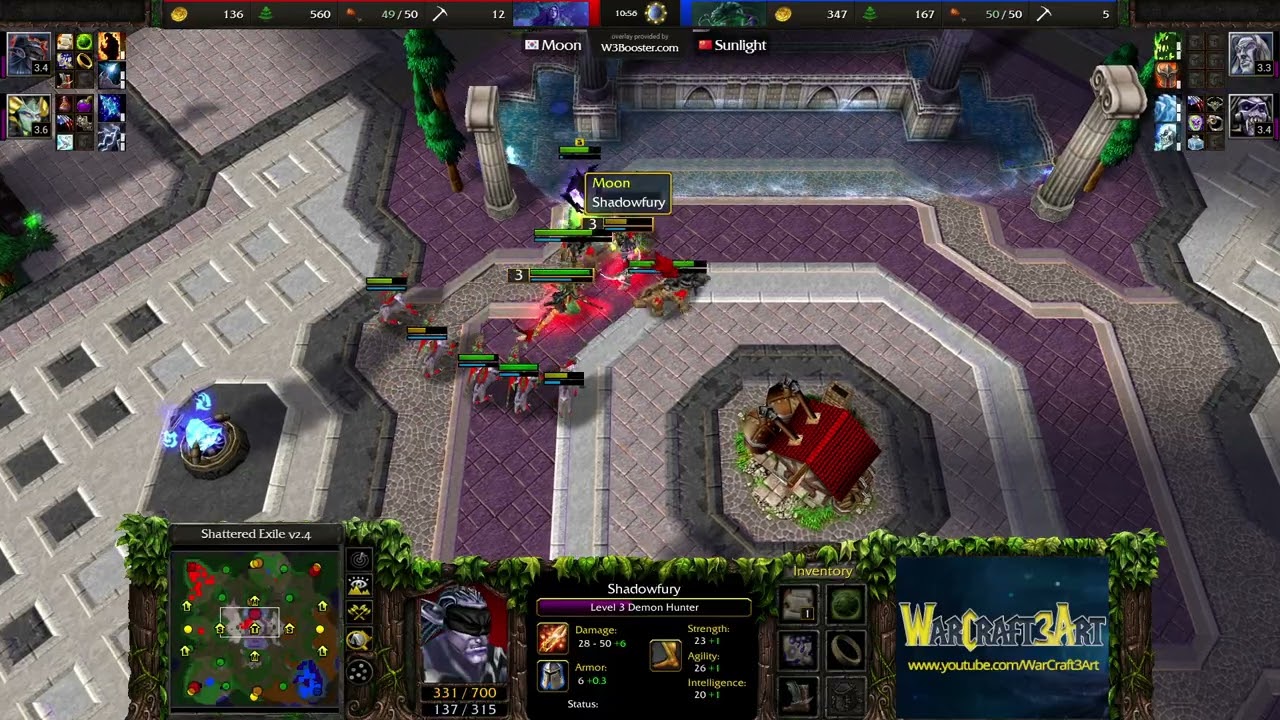 Moon(NE) vs Pcg 123(UD) - Warcraft 3: Classic - RN8876
