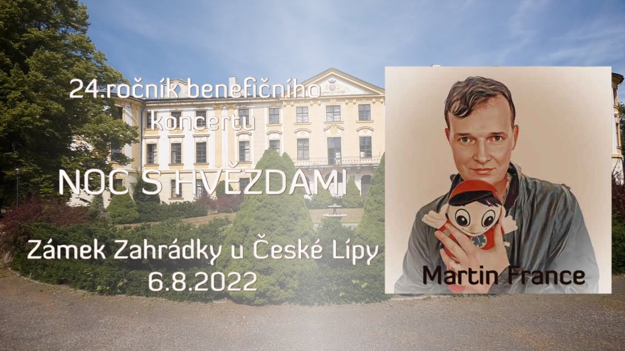 Martin France na benefičn&iacute;m koncertu 
