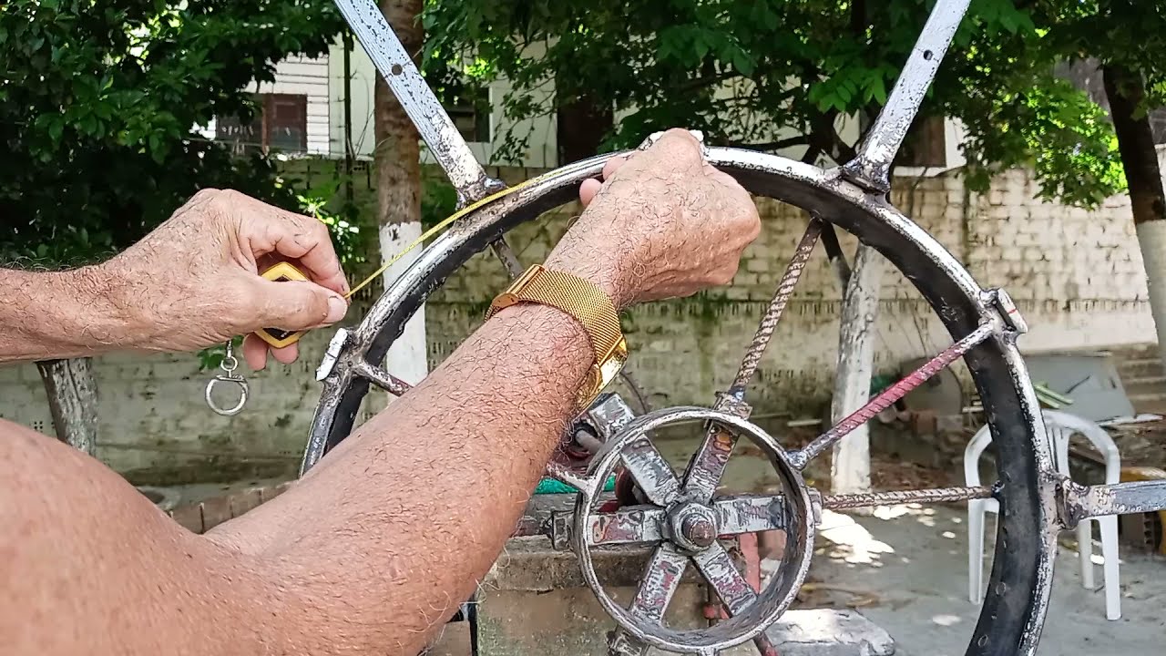 CATAVENTO 12 PÁS PARA GERAR ENERGIA(vídeo 01)