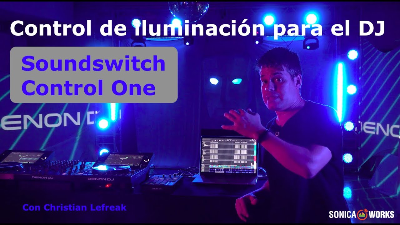 El mejor control de iluminación para el DJ. Soundswitch Control One.