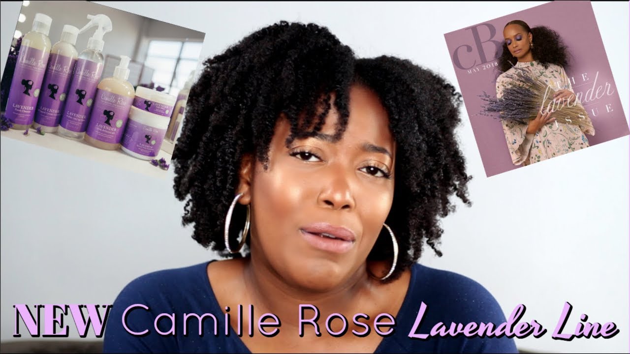 NEW CAMILLE ROSE LAVENDER COLLECTION REVIEW ON 4C HAIR (kandidkinks)