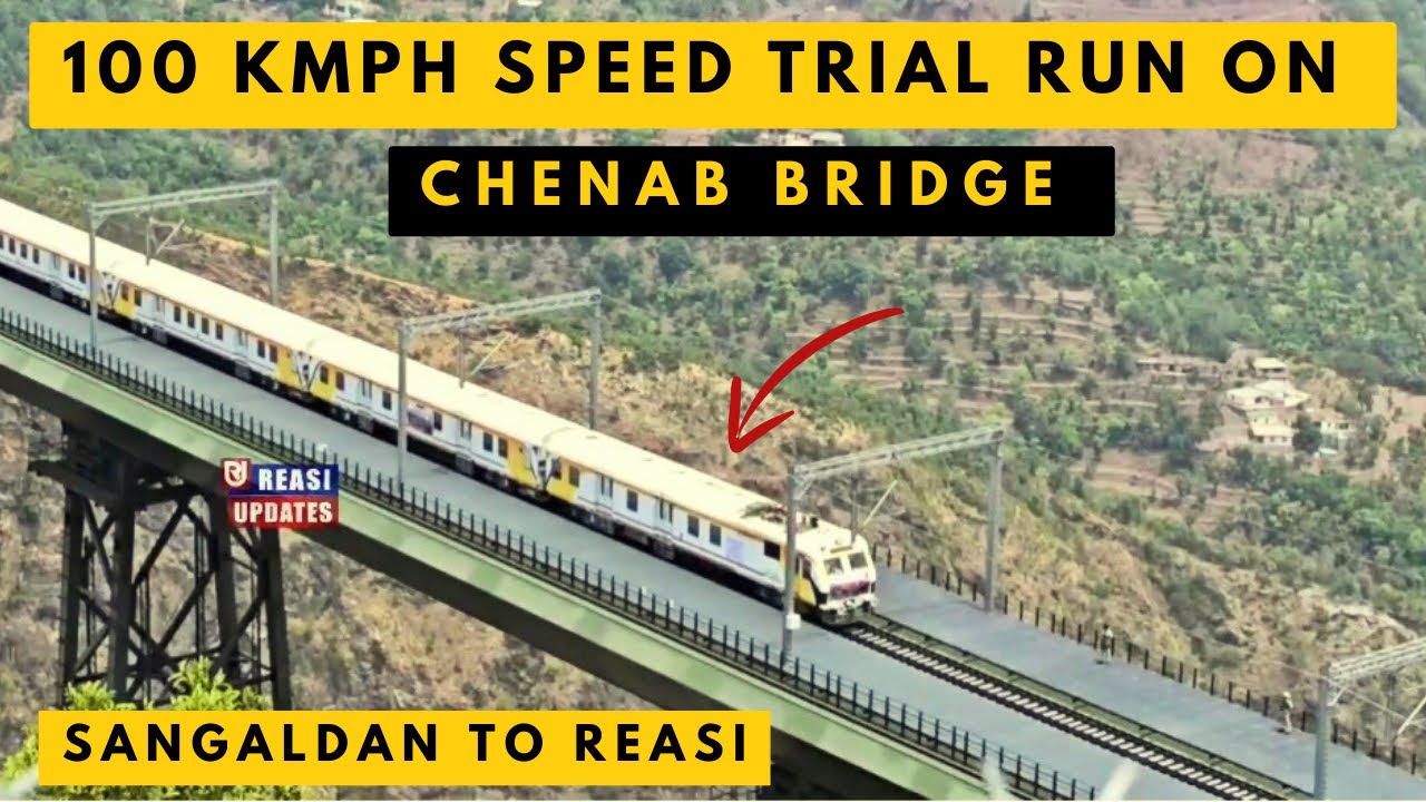 SANGALDAN TO REASI SPEED TRAIL RUN || USBRL PROJECT COMPLETED 🔥