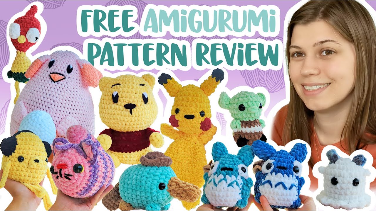 Episode 19: Free Instagram Crochet Amigurumi Patterns ✧ Reviewing Your Favorite Characters!