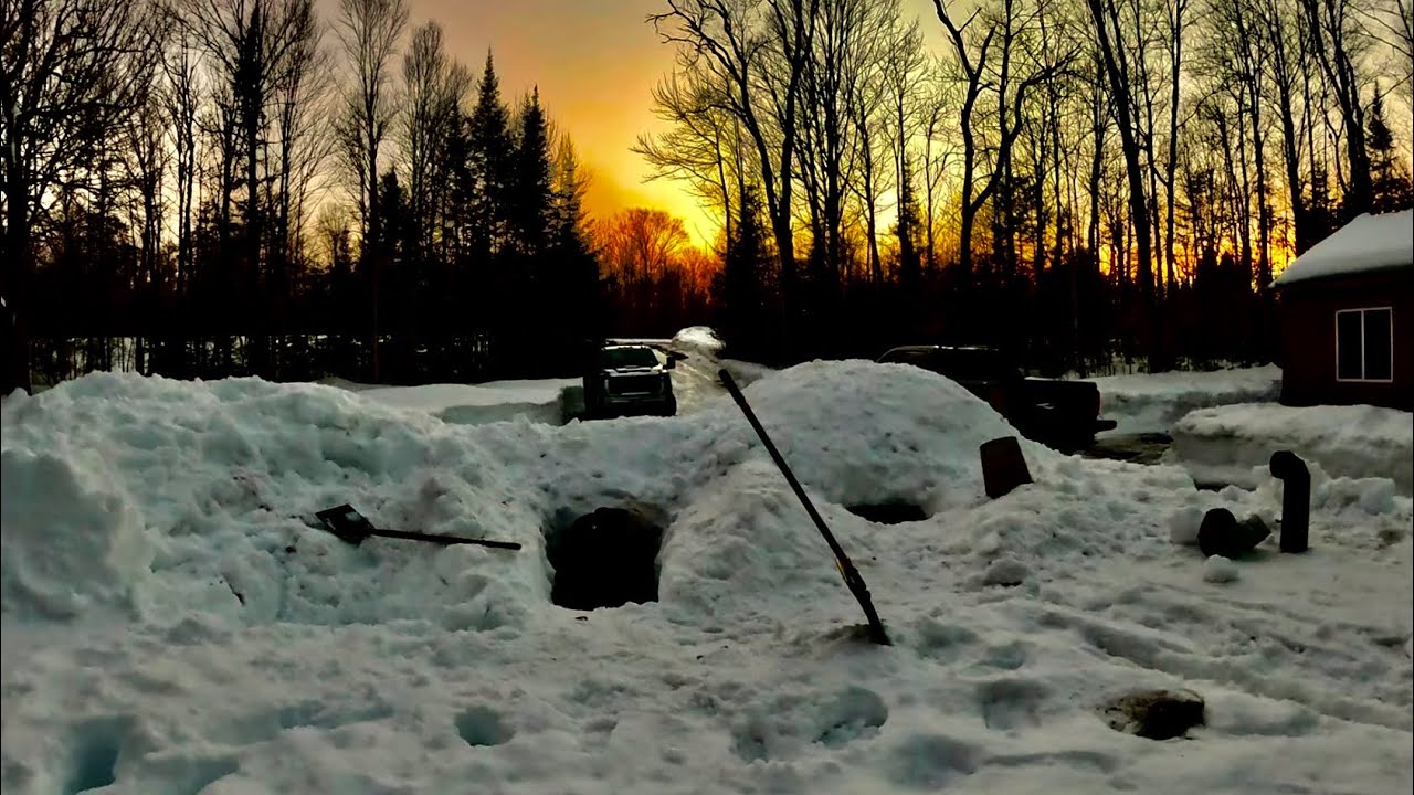 We built a GIANT Snow fort in 24 Hours!!