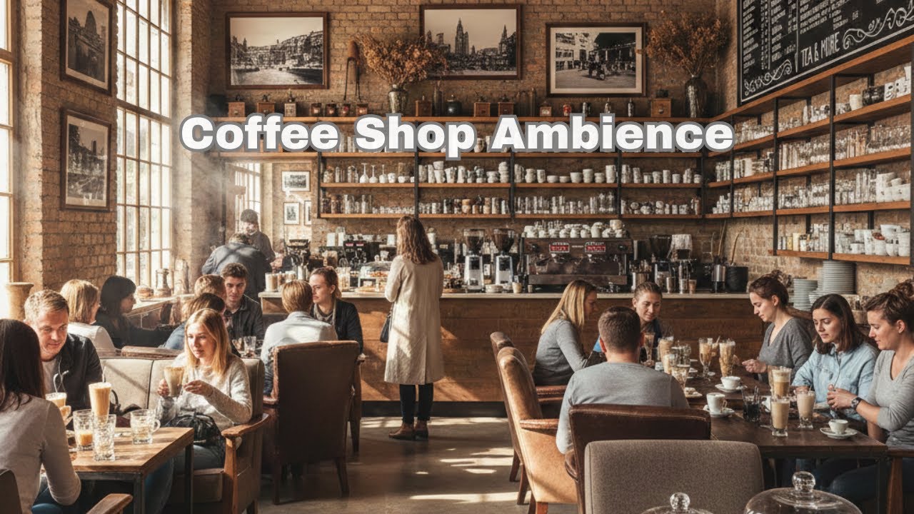 JAZZ CAFE CHILL: ☕ Relaxing Piano Jazz Music for Coffee Shop Ambience | Study, Work, Read
