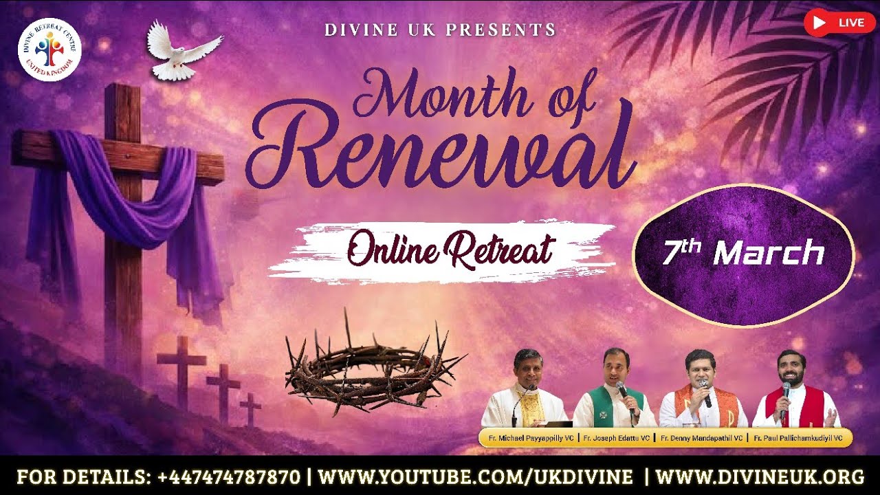 (LIVE) Month of Renewal (7 March 2026) Divine UK