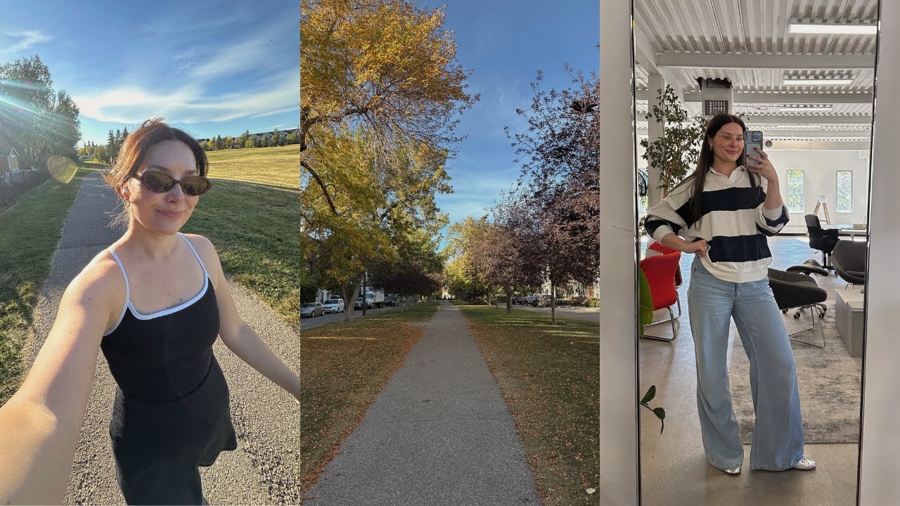 Видеоблог о рабочей неделе: осеннее настроение, приготовление еды, подготовка к забегу на 10 км +...