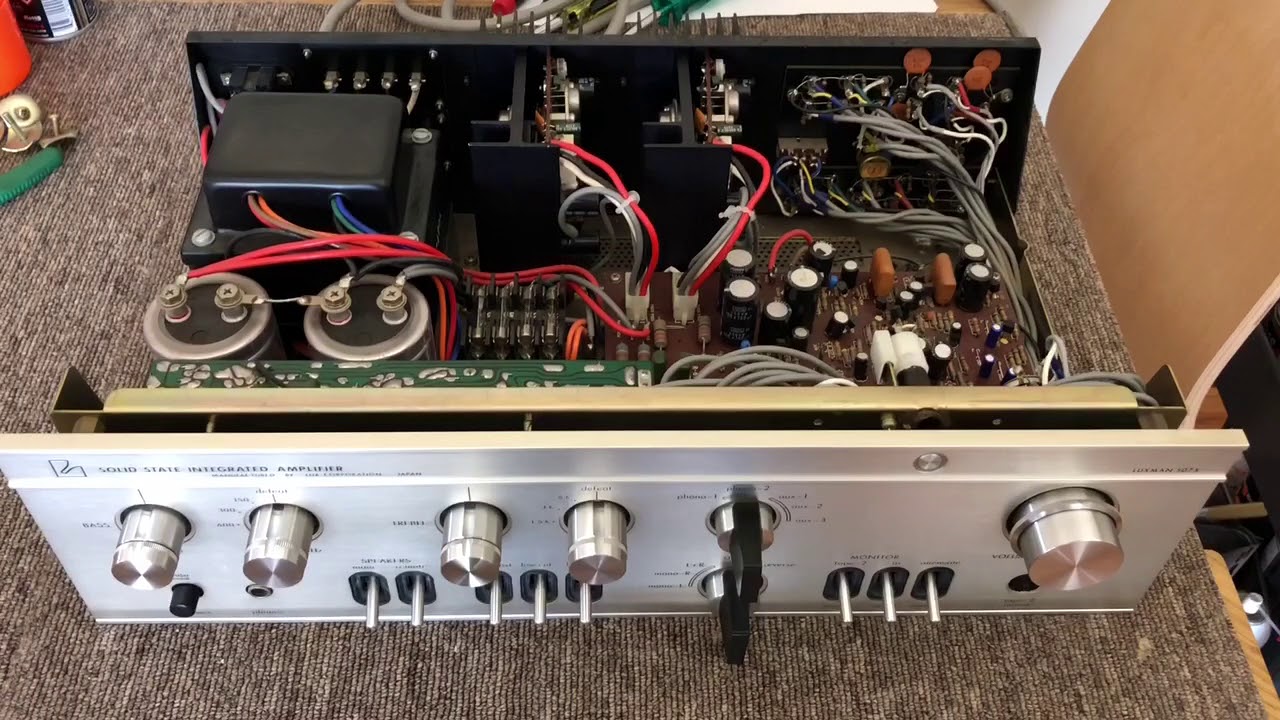 Обслуживание и ремонт интегрального усилителя Luxman SQ-507X