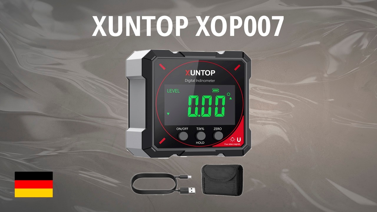 Laser Wasserwaage XUNTOP XOP007 | TEST | Deutsch
