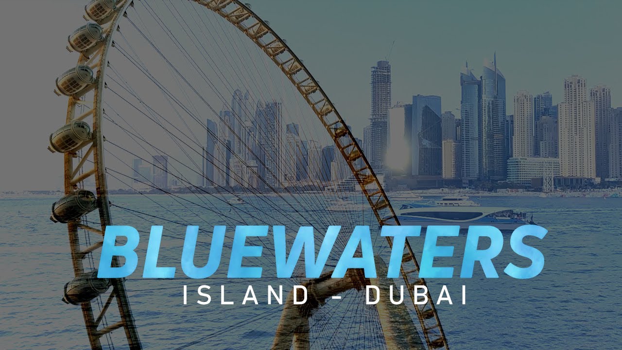 Blue Water Island Dubai 4K | Drone Light Show