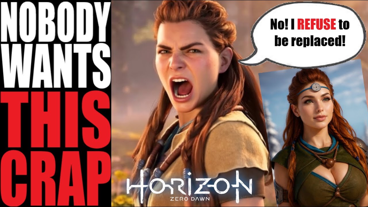 Horizon's Aloy HUMILIATED by AI art post. Notch of Minecraft CRUSHED the MoDeRn AuDiEnCe