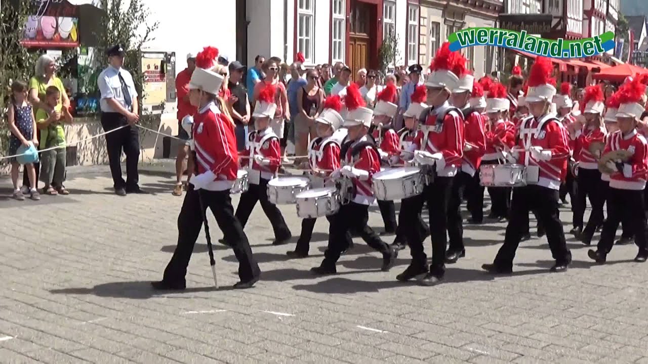 Werraland.net Vor Ort - Platzkonzert auf dem Obermarkt Johannisfest Eschwege 2015
