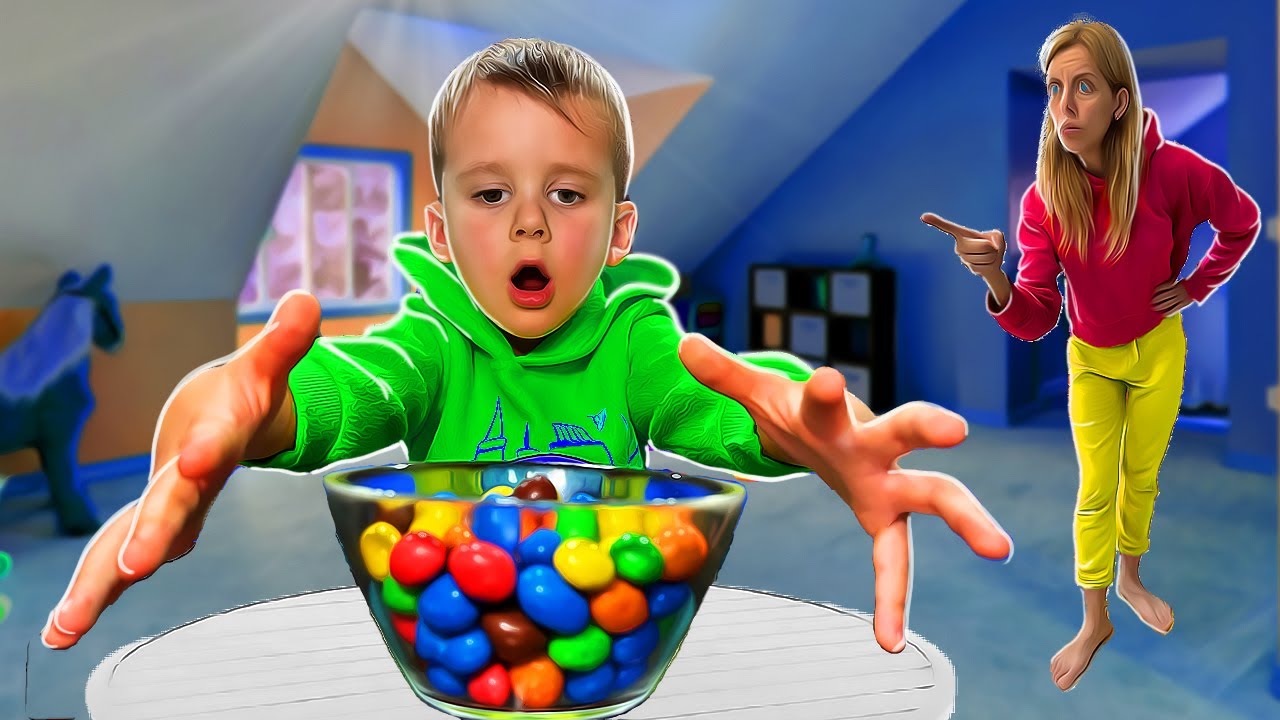 ☝️ TESTUL ASCULTĂRII pentru MATEI ⛔ NU m&acirc;nca DULCIURILE 🍭