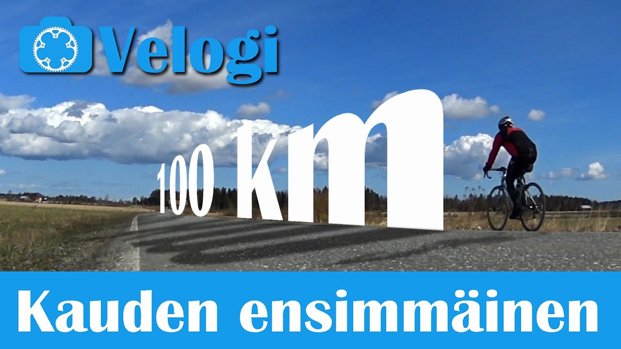 Pyöräilykauden ensimmäinen satasen lenkki