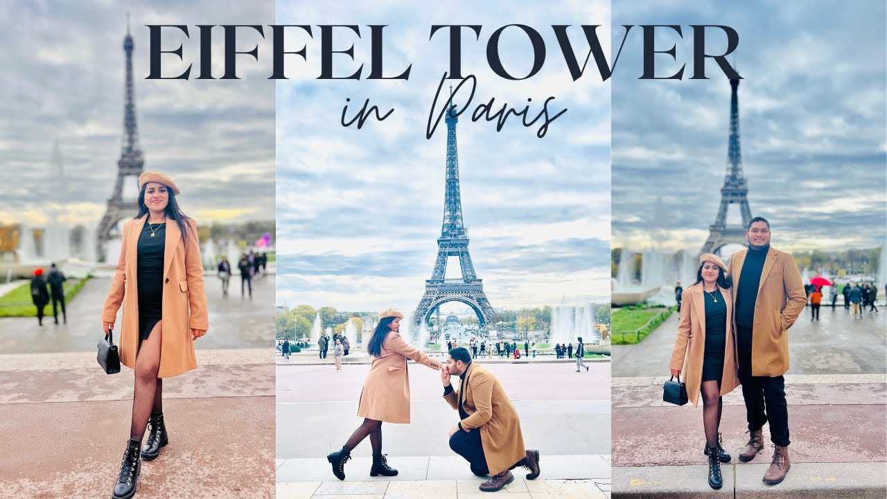 Eiffel Tower Paris 🇫🇷 | Day & Night Vlog | අයිෆල් කුලුණ උඩටම යමු | සිංහල Vlog
