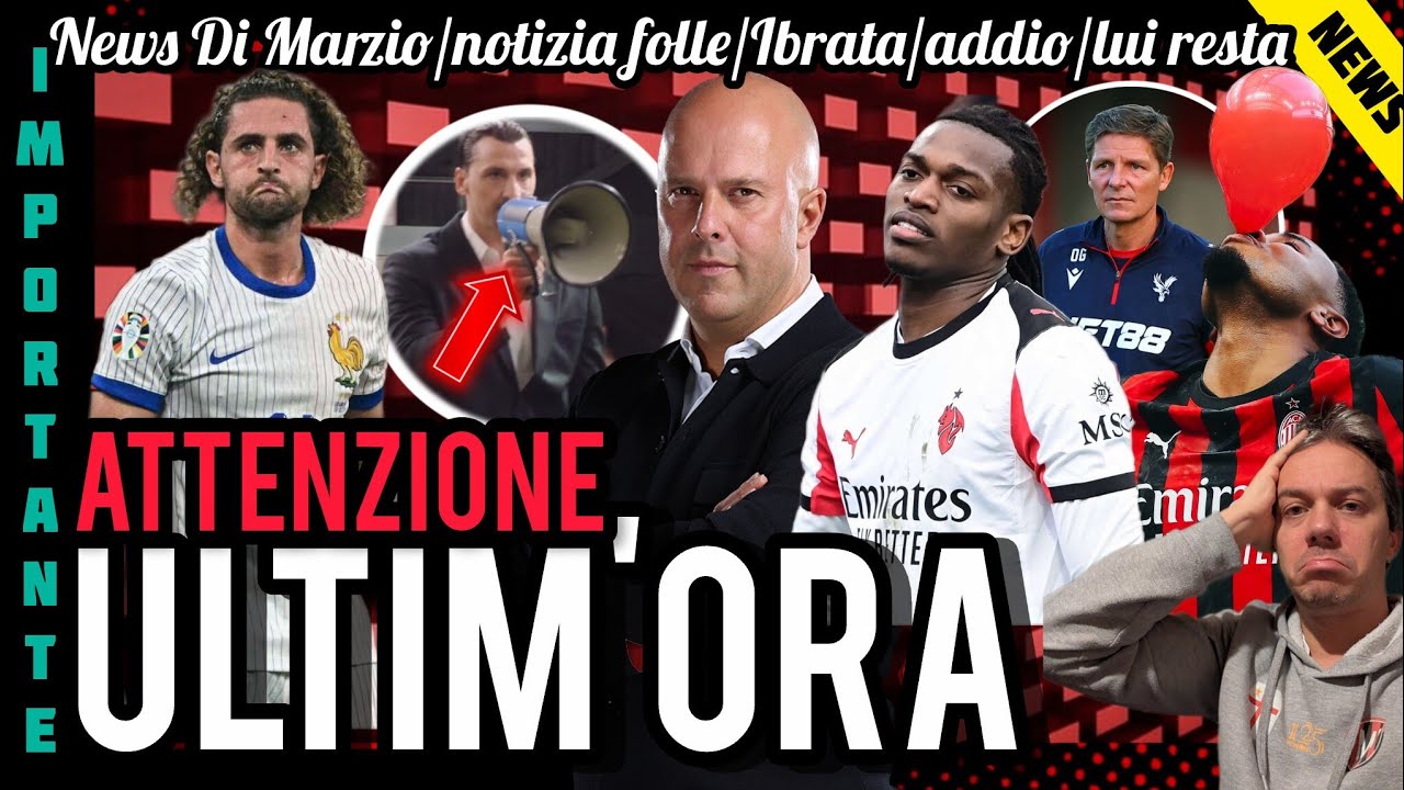 😱DI MARZIO SLOT🤐NOTIZIA FOLLE📣FIGLIO DI...😡IBRATA❌ADDIO🔔