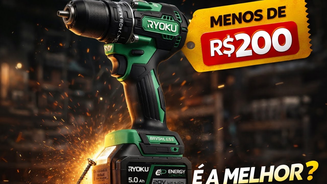 Menos de R$200 e famosa nos grupos: Ryoku 20V é a melhor escolha?