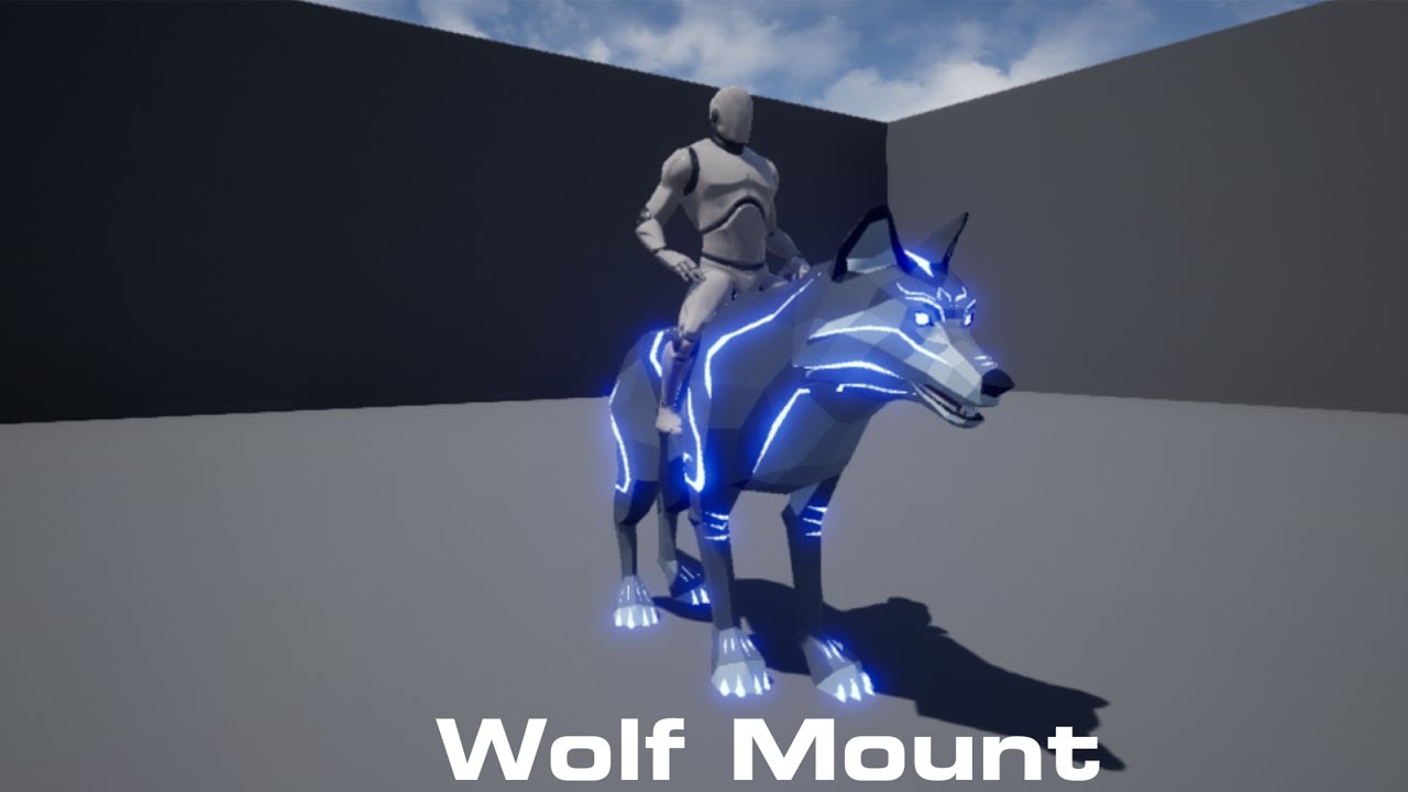 How To Make Wolf Riding System In Unreal Engine 4
