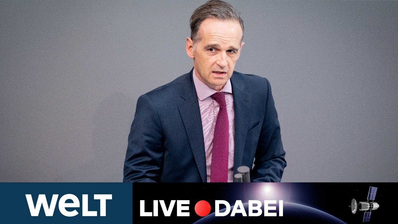 WELT LIVE DABEI: Bundestag - Hier wird Au&szlig;enminister Heiko Maas gegrillt