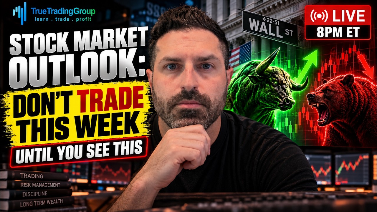 🚨 Stock Market Outlook: Don&rsquo;t Trade This Week Until You See This | LIVE 8PM ET