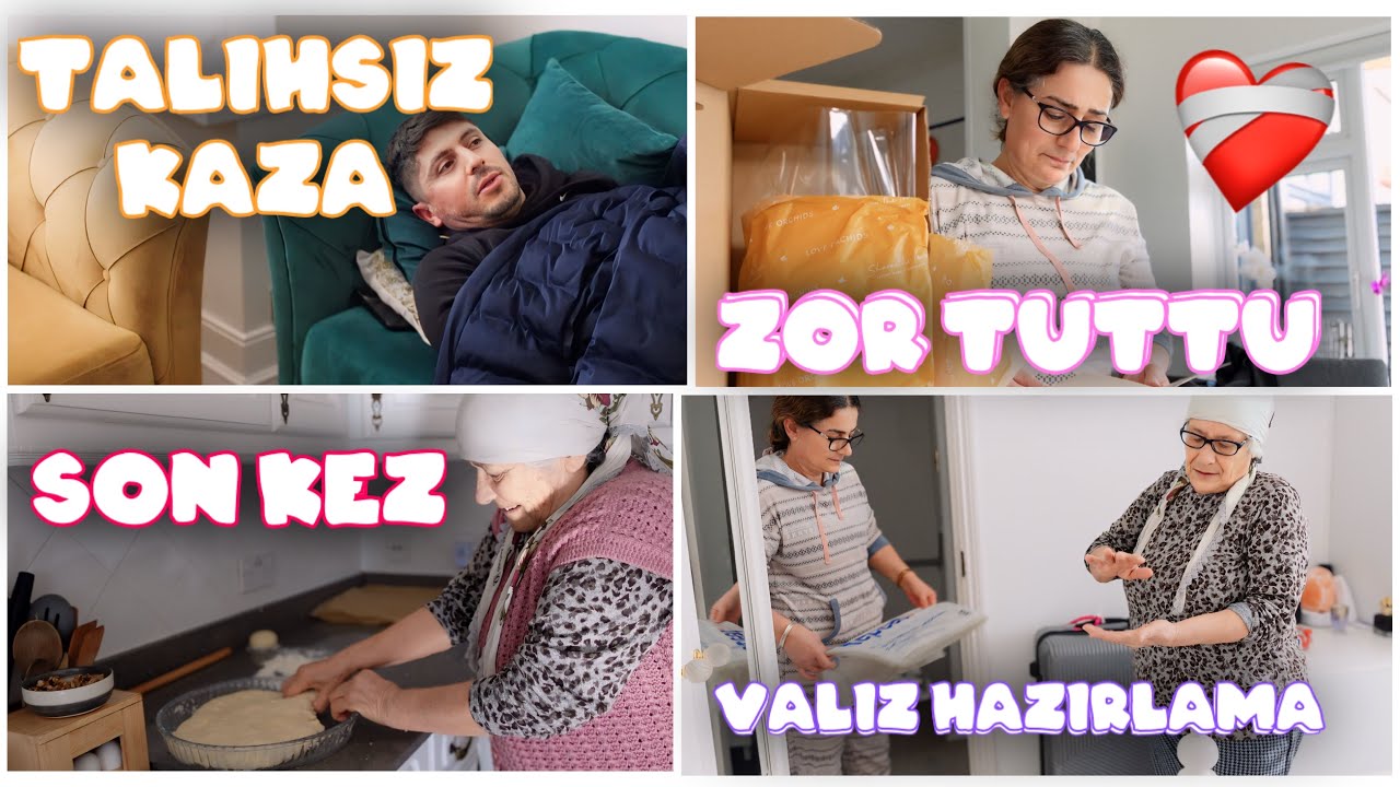 DUYGULANDIRAN sürpriz, talihsiz kaza, valizde yok yok, halam’dan son yemekler 🩷