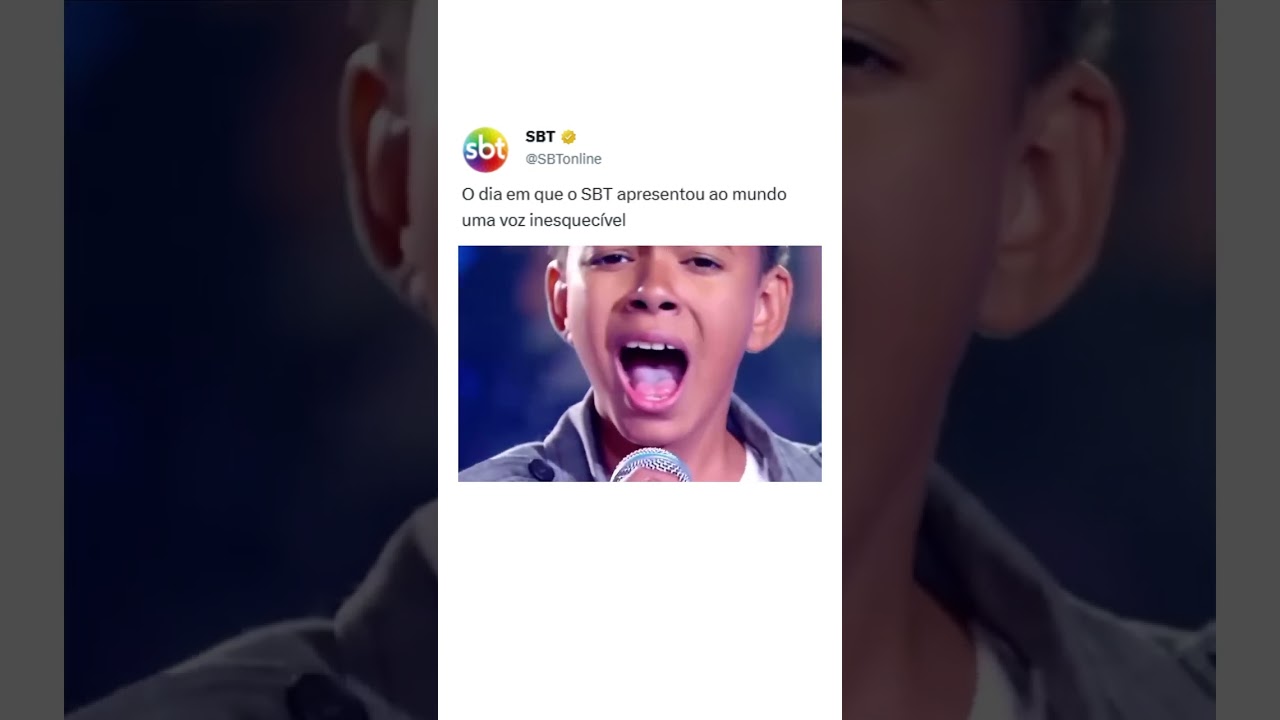 A voz que cruzou fronteiras! #SBT #memoriaSBT #M&uacute;sica