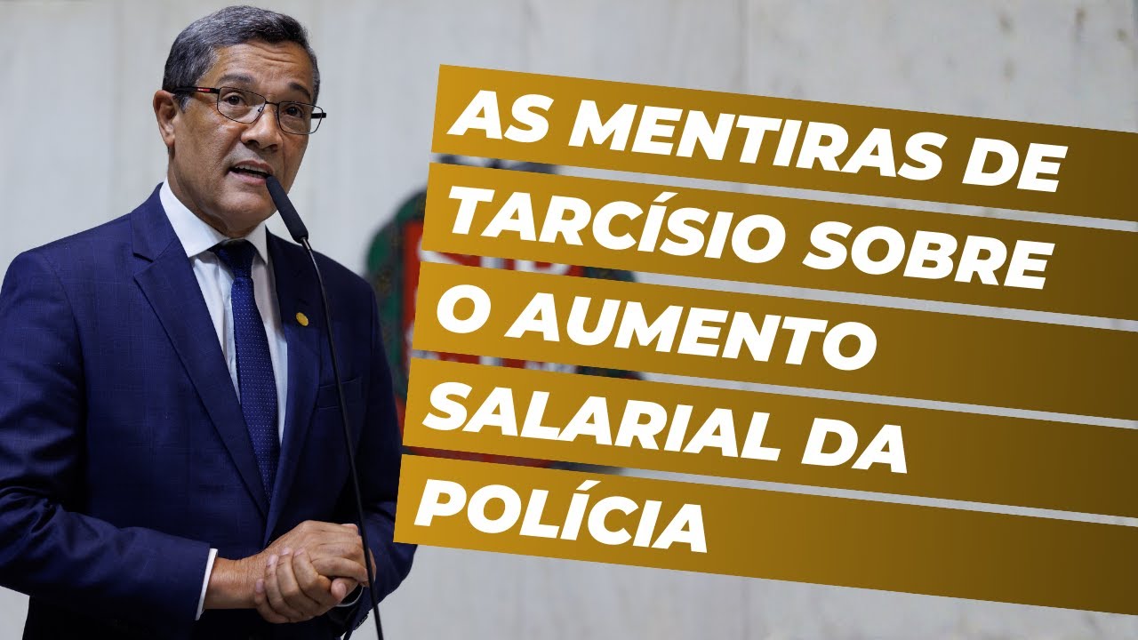 As mentiras de Tarcísio sobre o aumento salarial da polícia