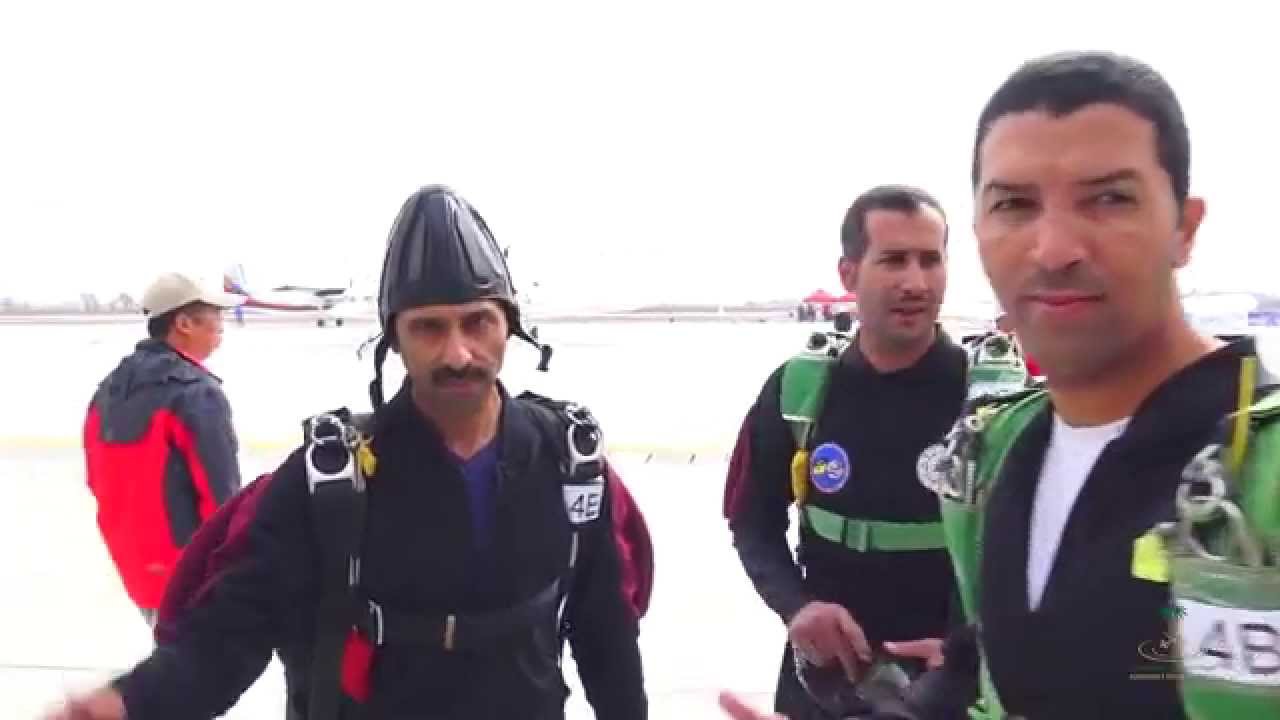 لاول مرة المنتخب السعودي للمظلات في بطولة اسيا