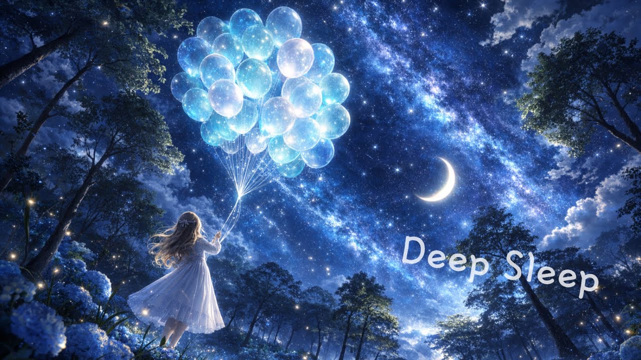 Celestial Balloons Under the Midnight Sky | Deep Sleep Ambience