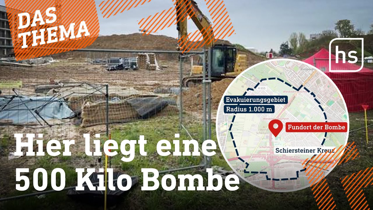 Bombe in Wiesbaden entschärft! Ärger bei der Evakuierung | hessenschau DAS THEMA