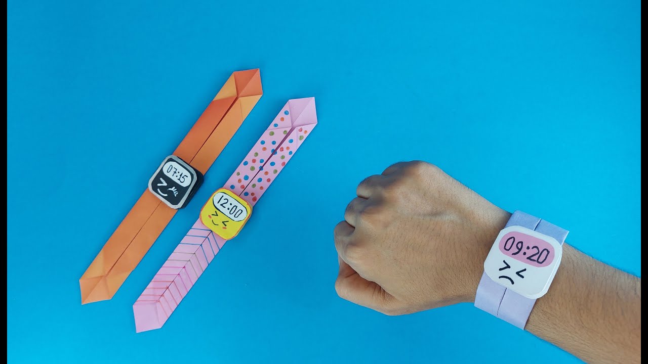 Montre en papier simple || Origami montre || Id&eacute;es diy travaux manuel