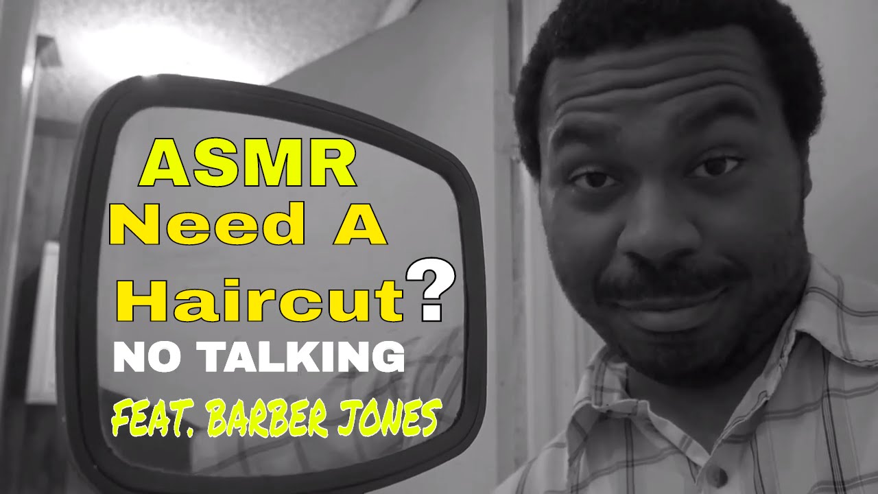 ASMR Haircut Roleplay BARBER JONES Hair Brushing, Combing & Cutting CLIPPERS/SCISSORS No Talking