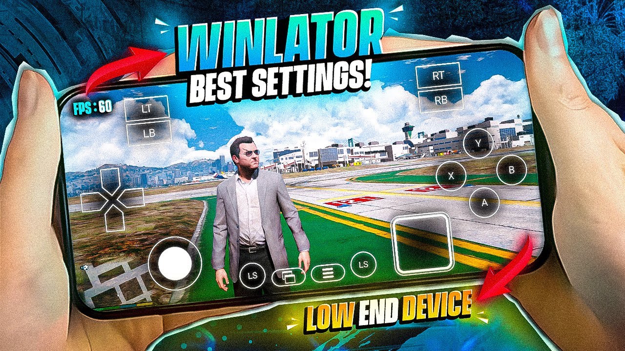 Winlator Best Settings for All Devices 🔧 | Setup + All Settings Explained + GTA V Test On Android!