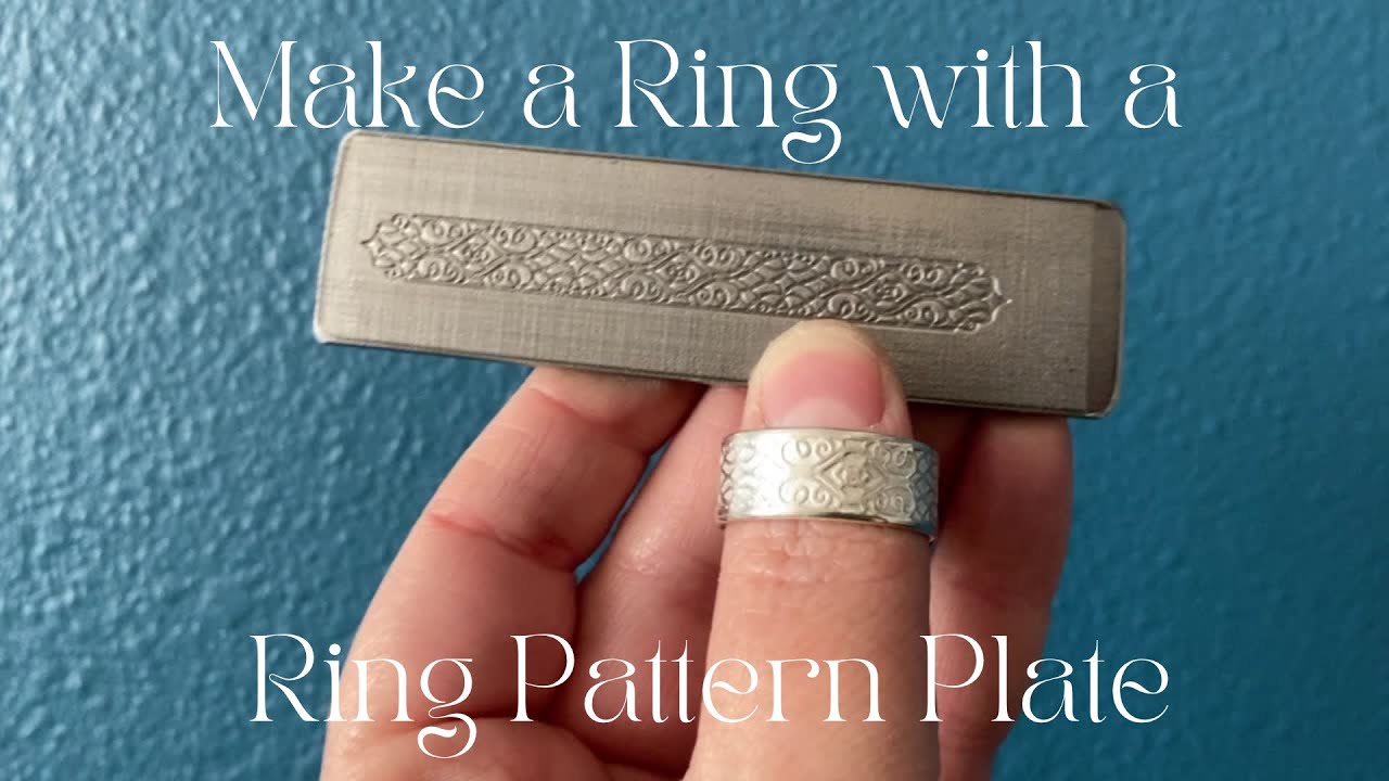 How to Make a Ring with a PotterUSA Ring Rolling Mill Pattern Plate