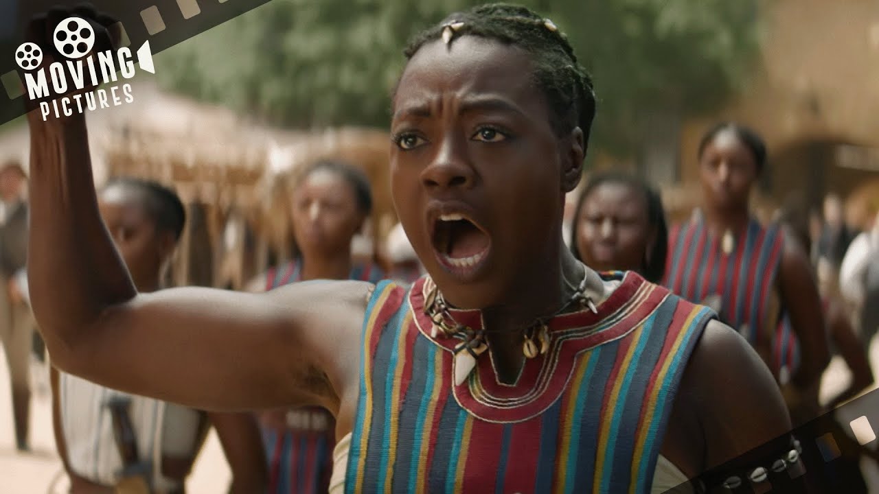 Nanisca Battles War Lord In The Square  | The Woman King (Viola Davis, John Boyega)