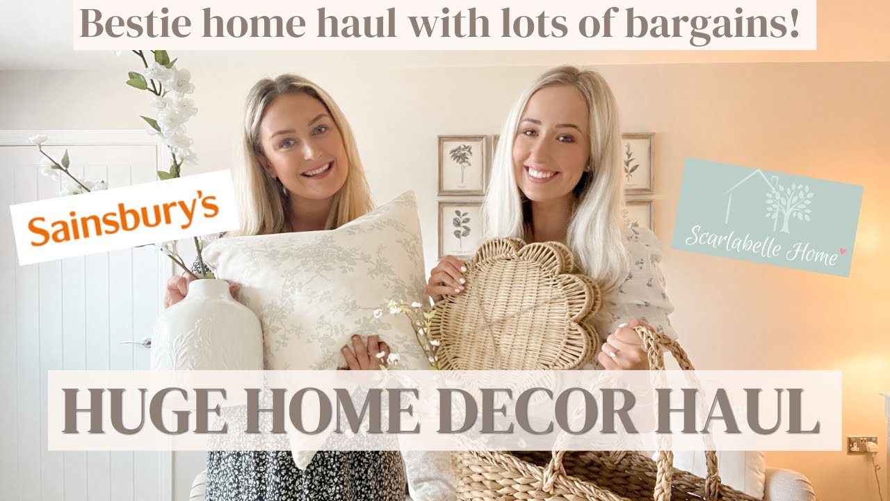 BESTIE HOME DECOR HAUL! Sainsburys Small business Modern country interiors New in May 2023 bargains