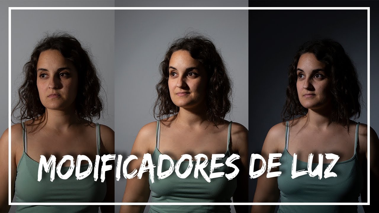 Tipos de modificadores de Luz | Paraguas, Softbox, Grid, Snoot