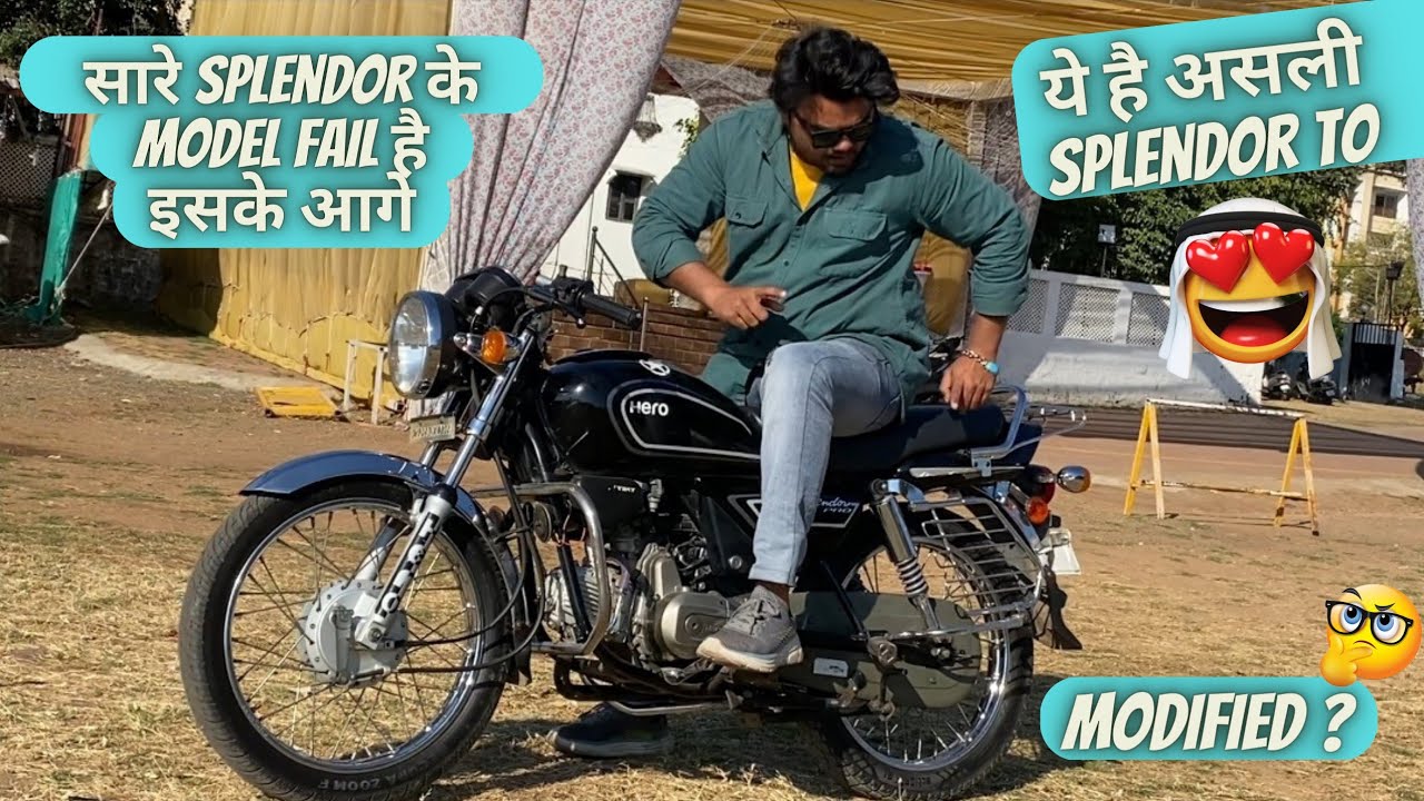 नही Fan हो जाओ इस splendor के तो कहना😍 | splendor classic pro | splendor modified | splendor 2022