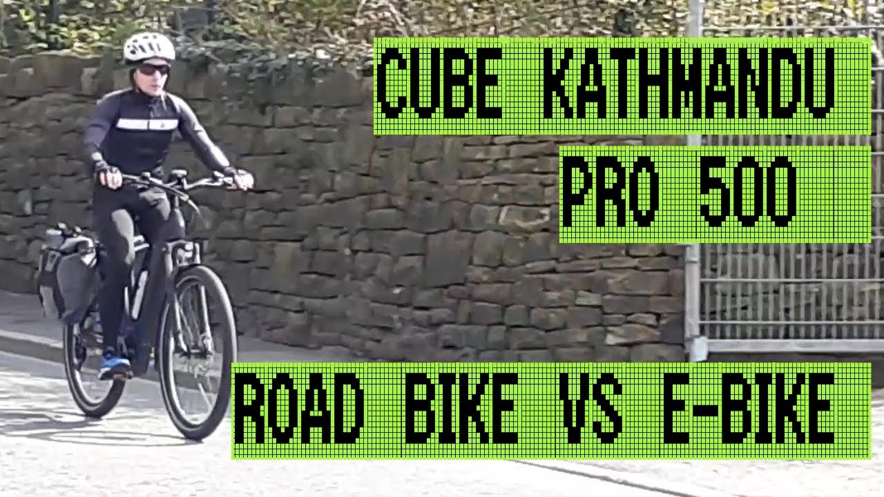 Cube Kathmandu Pro 500 (Road Bike VS E-Bike)
