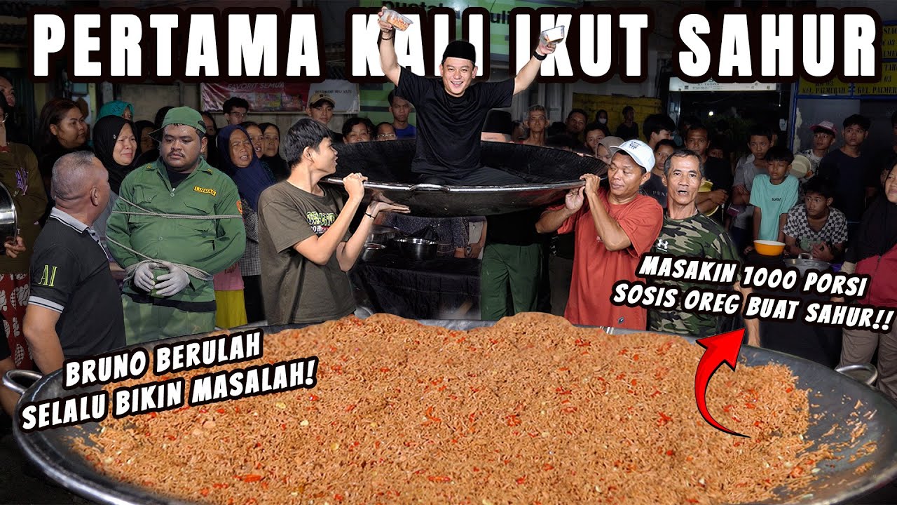 PERTAMA KALI MASAK SAHUR BOBON LANGSUNG KHILAF, RIBUAN WARGA BERDESAKAN!